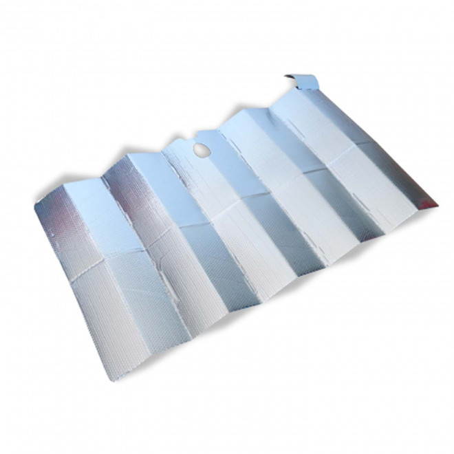 PARE-SOLEIL/NEIGE PERSONNALISABLE 'TINDY QUADRI' - argenté