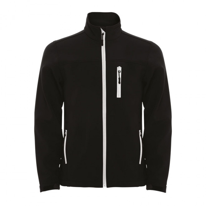 VESTE SOFTSHELL PERSONNALISABLE HOMME 'ANTARDIDA' - noir