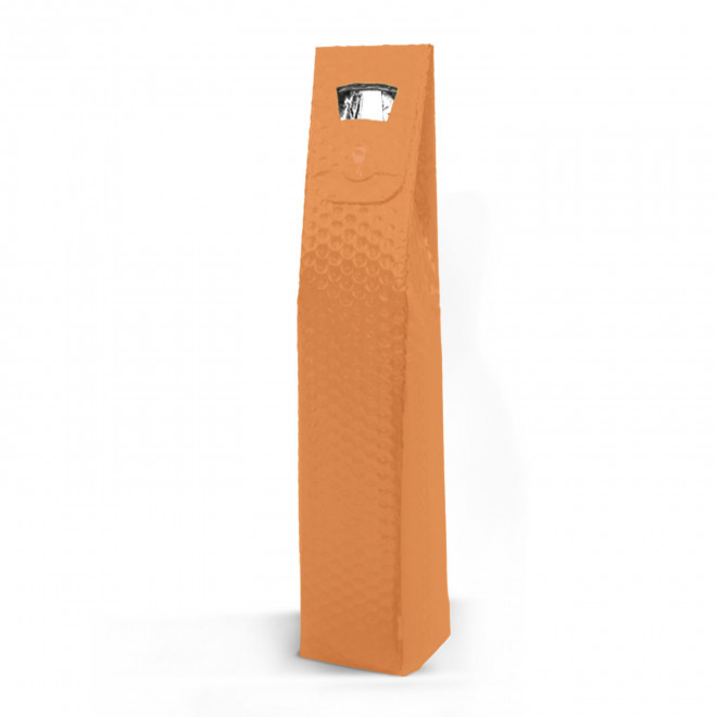 SAC BOUTEILLE METALISE PERSONNALISABLE 'VIGNA MATE' - orange