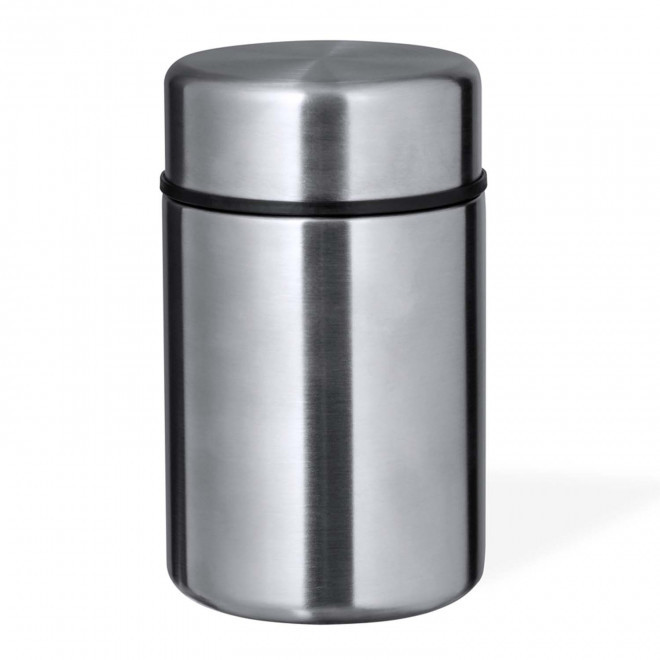 LUNCH BOX PERSONNALISABLE DOUBLE PAROI 'PICLUNCH' - argenté