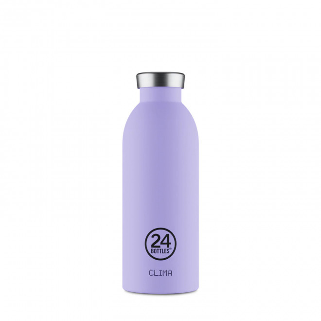 BOUTEILLE ISOTHERME 500ML PERSONNALISEE 'CLIMA 24BOTTLES' - lilas