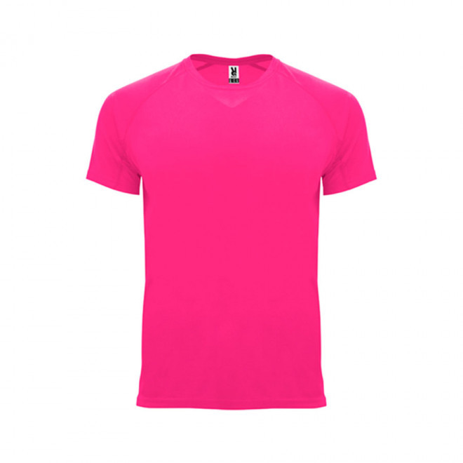 TEE SHIRT SPORT PUBLICITAIRE HOMME 'ESPORTO' - rose fluo