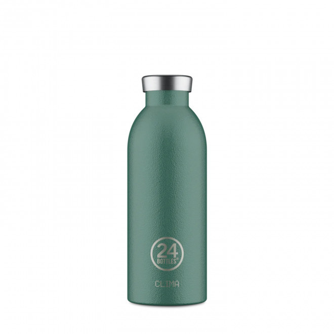BOUTEILLE ISOTHERME 500ML PERSONNALISEE 'CLIMA 24BOTTLES' - vert mousse
