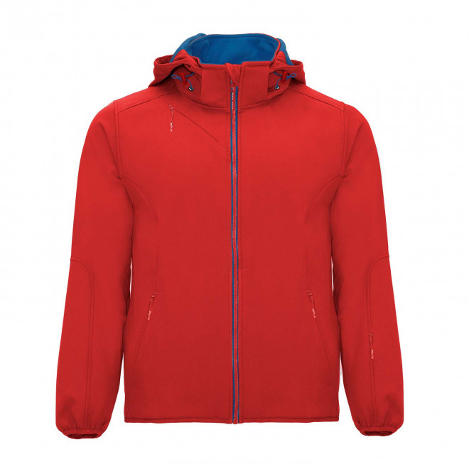VESTE SOFTSHELL MIXTE PERSONNALISEE 2 COUCHES 'SIBERIA' - rouge