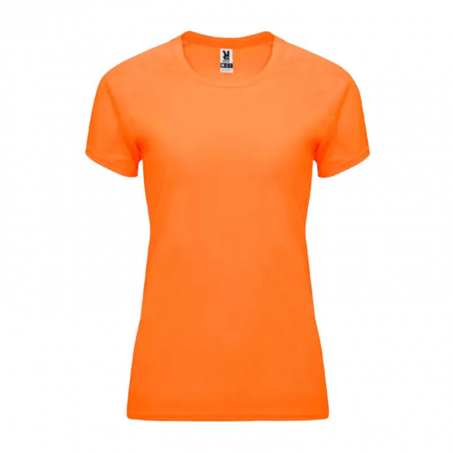 TEE SHIRT PERSONNALISÉ FEMME 'ESPORTO' - orange fluo