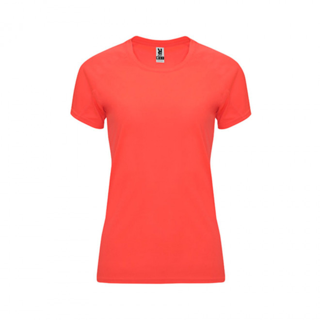 TEE SHIRT PERSONNALISÉ FEMME 'ESPORTO' - corail fluo