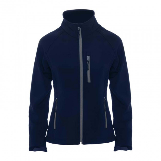 VESTE SOFTSHELL PUBLICITAIRE FEMME 'ANTARDIDA' - marine