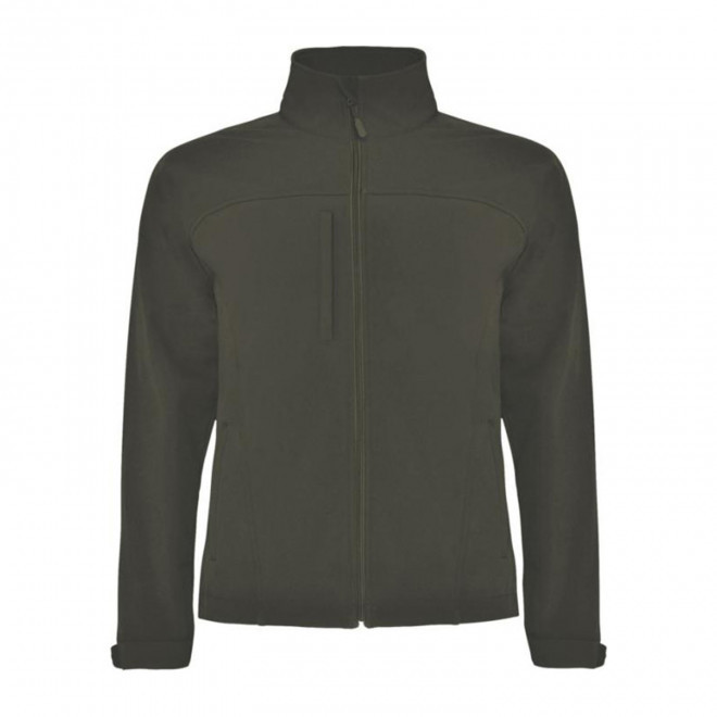 VESTE SOFTSHELL MIXTE 3 COUCHES PERSONNALISEE 'RUDOLPH' - vert foncé