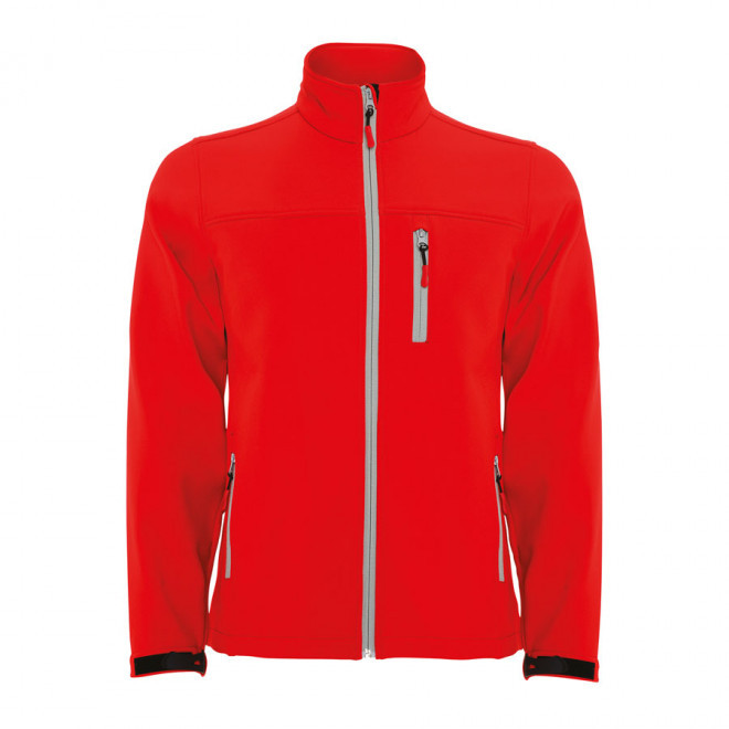 VESTE SOFTSHELL PERSONNALISABLE HOMME 'ANTARDIDA' - rouge