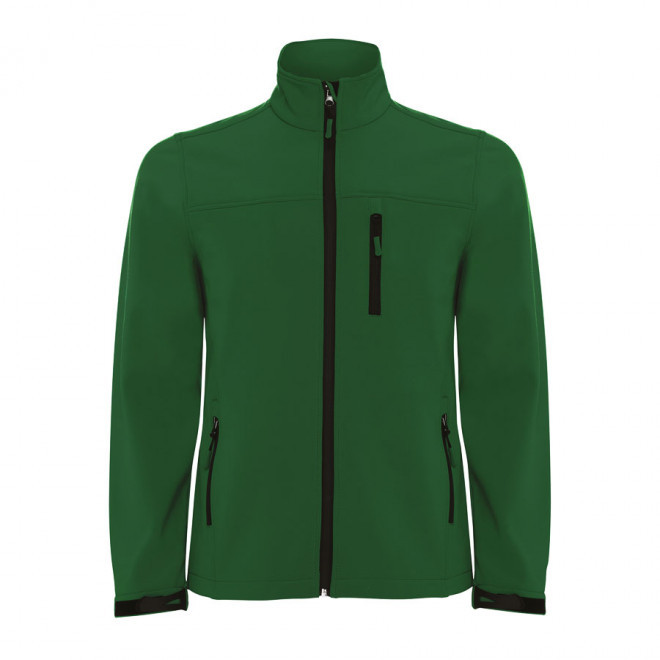 VESTE SOFTSHELL PERSONNALISABLE HOMME 'ANTARDIDA' - vert bouteille