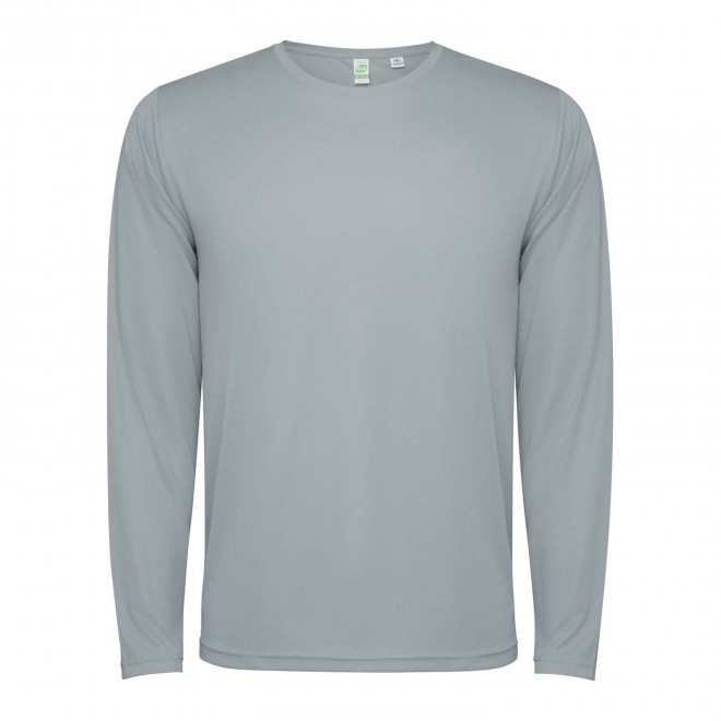 TEE-SHIRT SPORT ML ENFANT PERSONNALISE 'ESTORIL' - gris