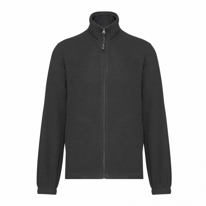 VESTE POLAIRE PERSONNALISABLE 'KARIPOL ZIPPE ELASTIQUE' - gris foncé