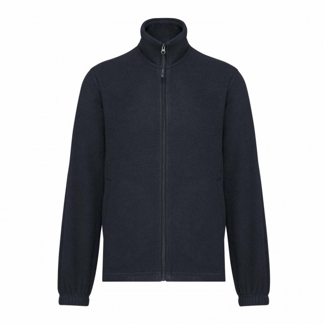 VESTE POLAIRE PERSONNALISABLE 'KARIPOL ZIPPE ELASTIQUE' - bleu marine