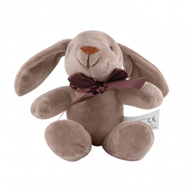 PELUCHE LAPIN PERSONNALISABLE 'HALY' - marron