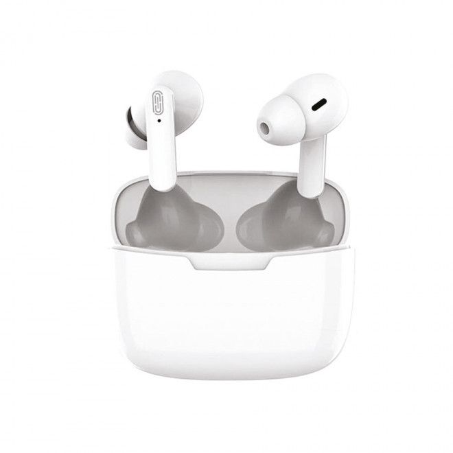 EXPRESS 72H - ÉCOUTEURS PUBLICITAIRES BLUETOOTH® AKASHI® 'SOLIN' - blanc