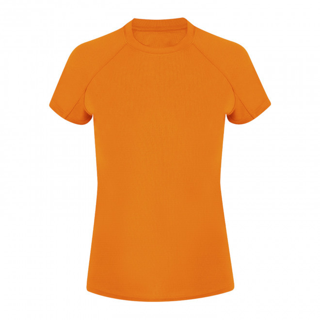 TEE-SHIRT DE SPORT FEMME PERSONNALISABLE 'TAGODA 2.0' - orange fluo