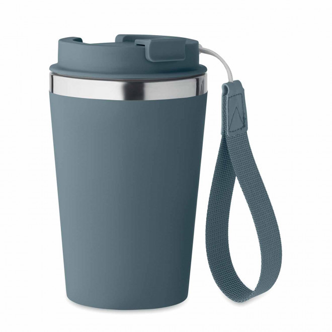 MUG ISOTHERME PERSONNALISABLE 350 ML 'MALTEAS' - bleu petrole