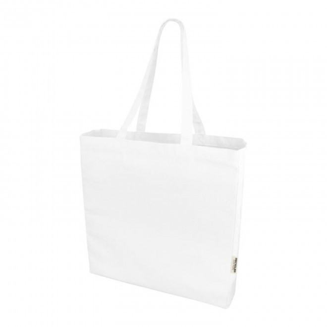 RAPIDE 4J - SAC COTON SOUFFLET RECYCLE 'FABIO' - blanc
