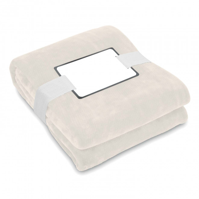 COUVERTURE 280 GR/M2 RPET PERSONNALISABLE 'HOVA RPET ' - beige
