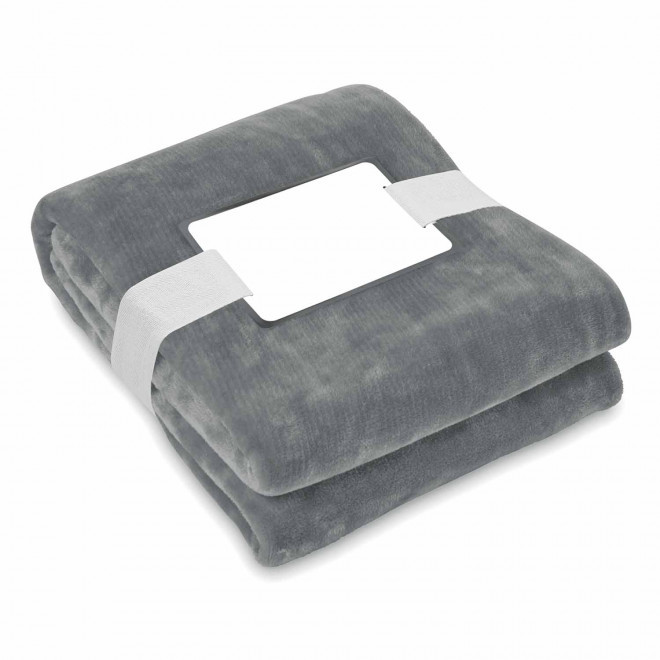 COUVERTURE 280 GR/M2 RPET PERSONNALISABLE 'HOVA RPET ' - gris