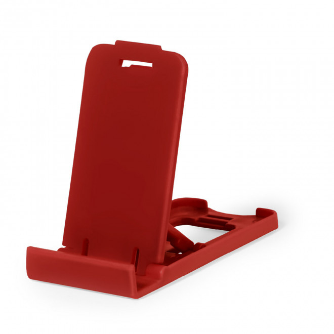 SUPPORT TELEPHONE REPLIABLE PERSONNALISABLE 'PAUSI' - rouge