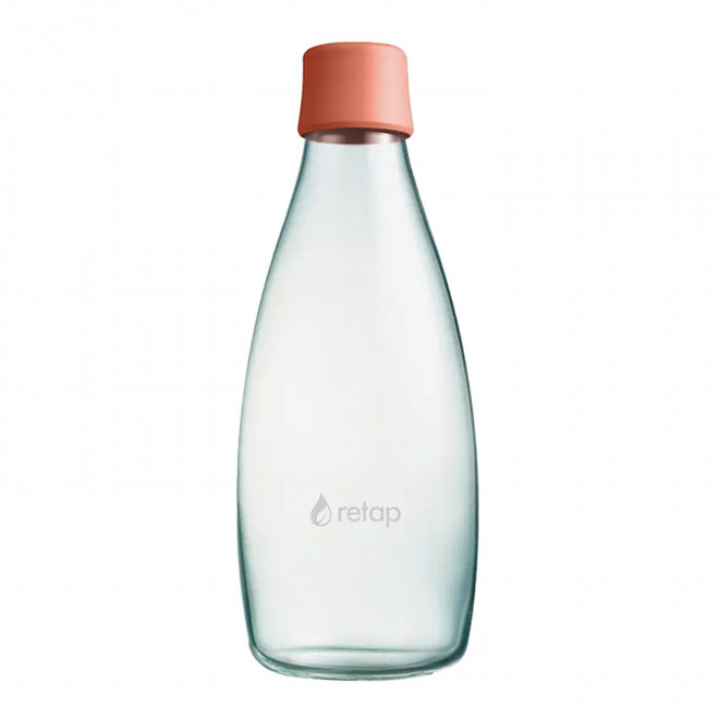 BOUTEILLE VERRE 800ML PERSONNALISABLE 'ORIGINAL 08' - pêche