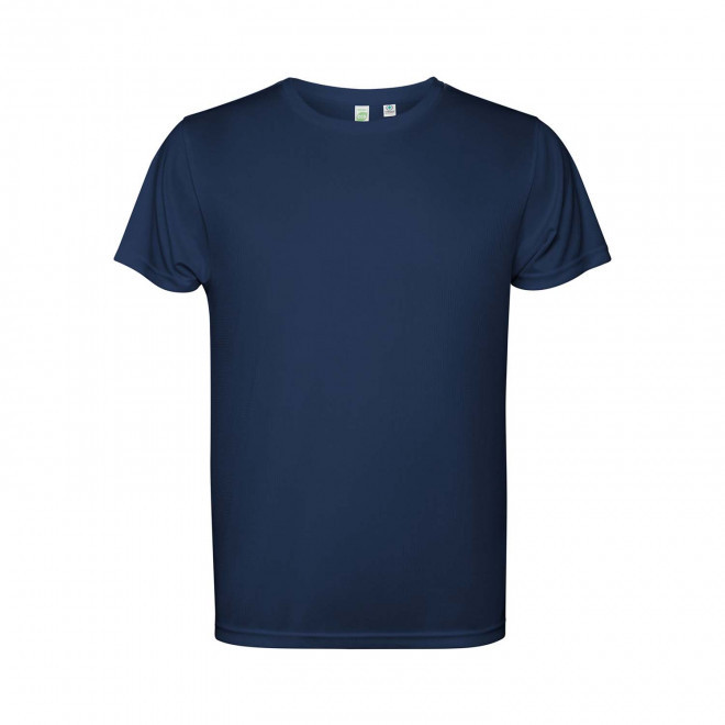TEE-SHIRT SPORT MC ENFANT PERSONNALISABLE 'ESTORIL' - bleu marine