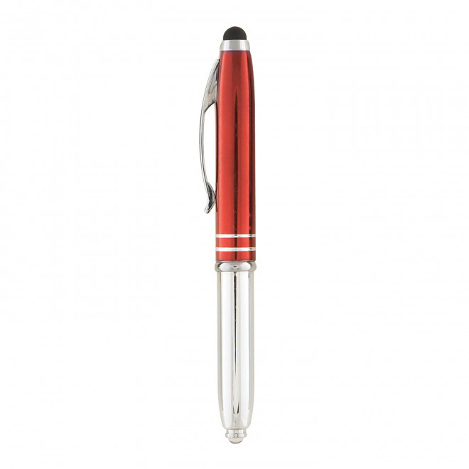 STYLO/STYLET LUMINEUX PERSONNALISABLE 'LEVO SHINE' - rouge