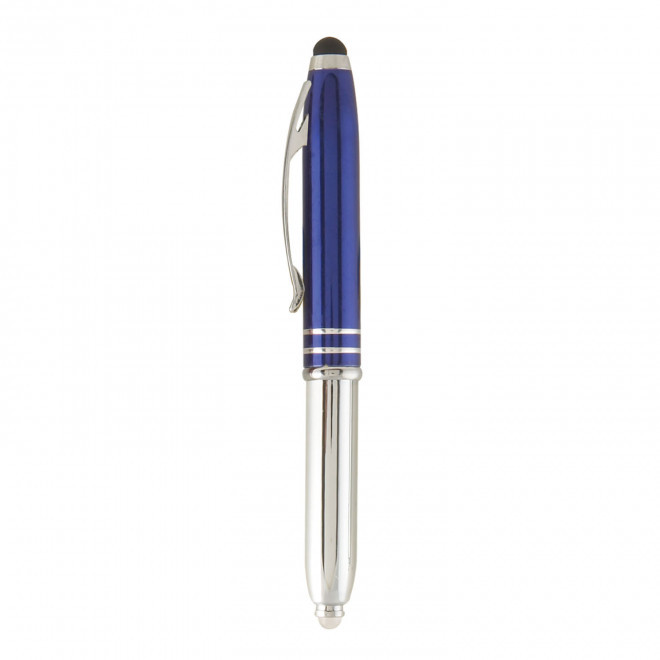 STYLO/STYLET LUMINEUX PERSONNALISABLE 'LEVO SHINE' - bleu marine