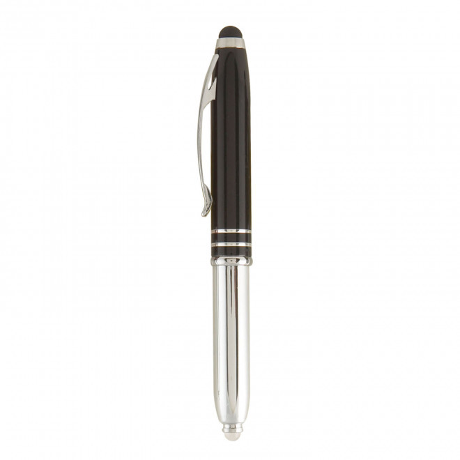 STYLO/STYLET LUMINEUX PERSONNALISABLE 'LEVO SHINE' - noir