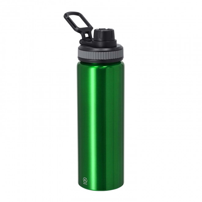 GOURDE ALU RECYCLE 800ML PERSONNALISABLE 'DARU' - vert