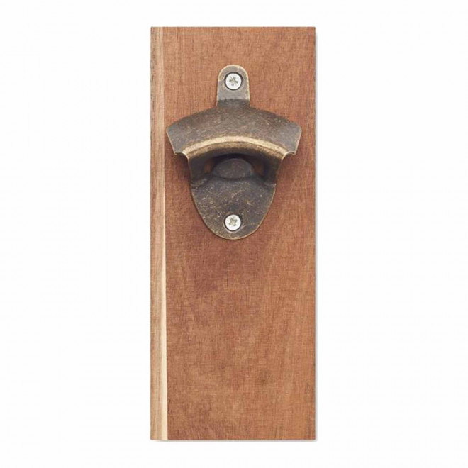 DECAPSULEUR MURAL AIMANTE PERSONNALISABLE 'CLIPMU' - bois