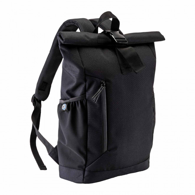 SAC A DOS RPET OCEANCYCLE PERSONNALISABLE 'HYDOS' - noir