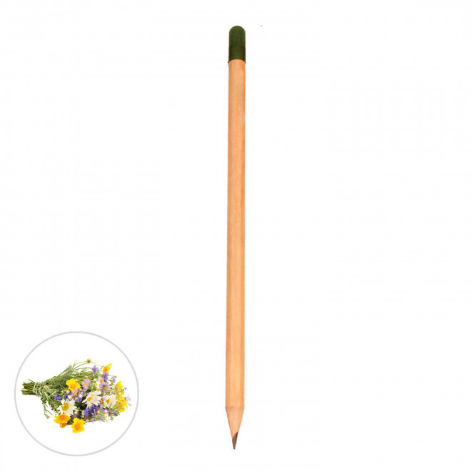 CRAYON A GRAINES PERSONNALISABLE 'SID' - fleurs sauvages