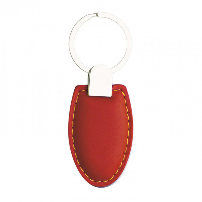 PORTE CLE METAL PERSONNALISABLE 'BALIX' - rouge