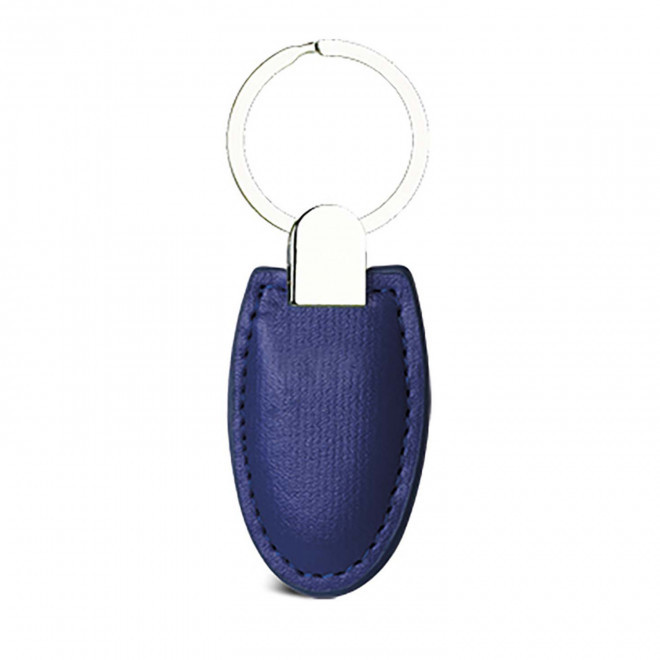 PORTE CLE METAL PERSONNALISABLE 'BALIX' - bleu foncé