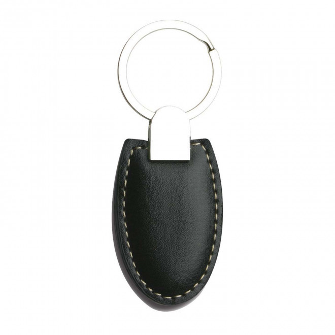 PORTE CLE METAL PERSONNALISABLE 'BALIX' - noir