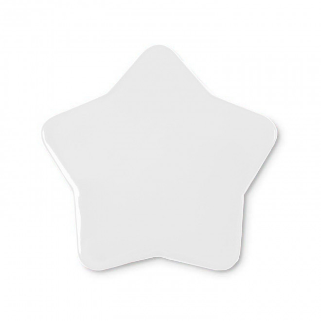 BADGE PERSONNALISABLE 'ELIAN SHAPE' - étoile 5.6 x 5.4 cm