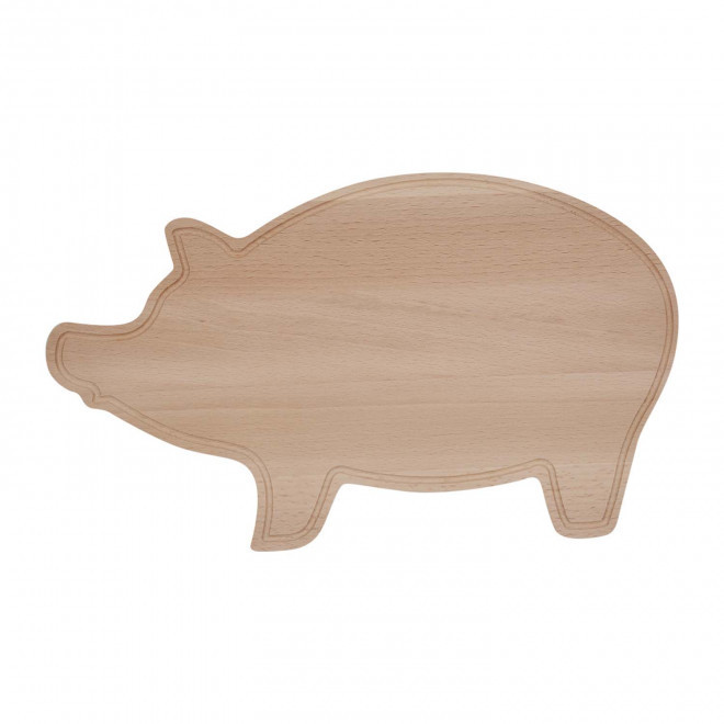 PLANCHE EN HETRE MIE PERSONNALISABLE 'LINAGA' - cochon