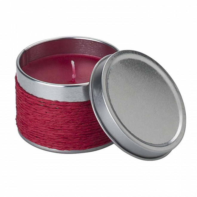 BOUGIE PARFUMEE BOITE METAL PERSONNALISABLE 'EPYC' - pomme