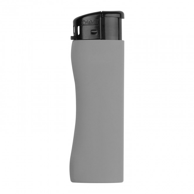 BRIQUET ELECTRONIQUE PERSONNALISABLE 'BAKIRA' - gris