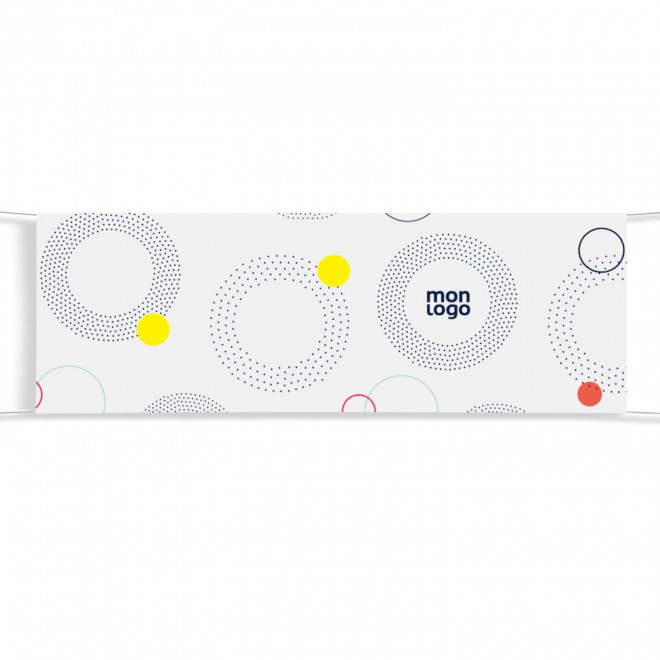 BÂCHE EN PVC PERSONNALISABLE 'REKLAM' - blanc 300x100 cm