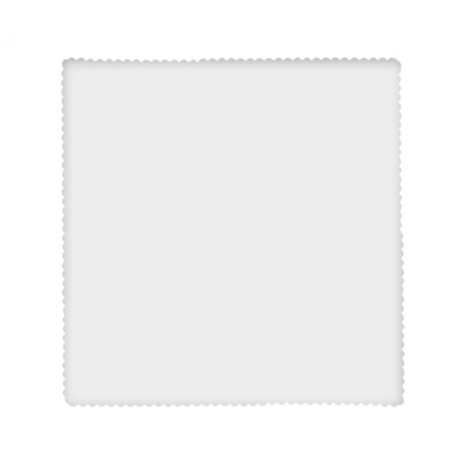 LINGETTE MICROFIBRE PERSONNALISÉE 'EPOUSTIF' - EMBOSSAGE 200GR/M2 - blanc