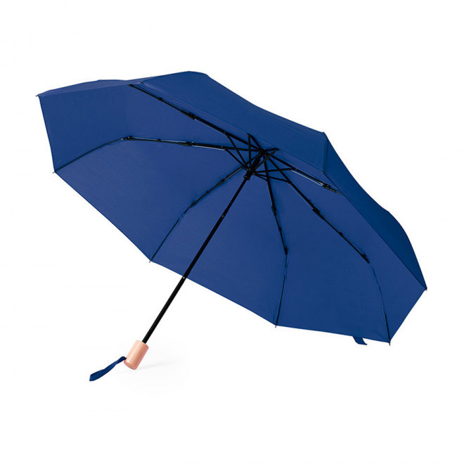 PARAPLUIE PLIABLE PUBLICITAIRE 'LINWOOD RPET' - marine