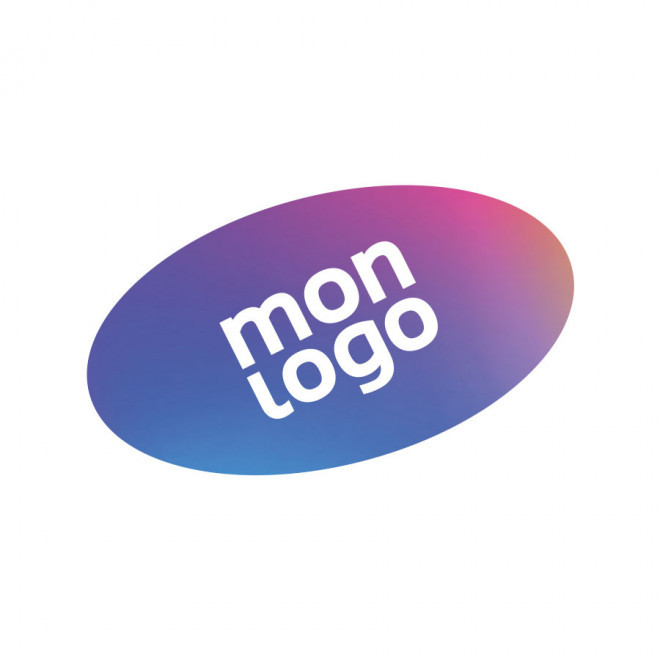 BADGE PERSONNALISABLE AVEC AIMANT 'IMANA' - ovale