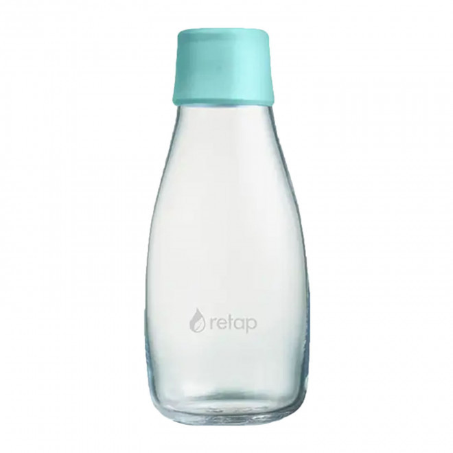 BOUTEILLE VERRE 300ML PERSONNALISABLE 'ORIGINAL 03' - menthe