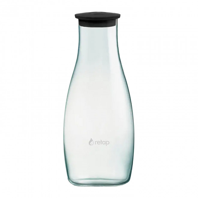 CARAFE VERRE 1,2L PERSONNALISABLE 'ORIGINAL CARAFE' - noir