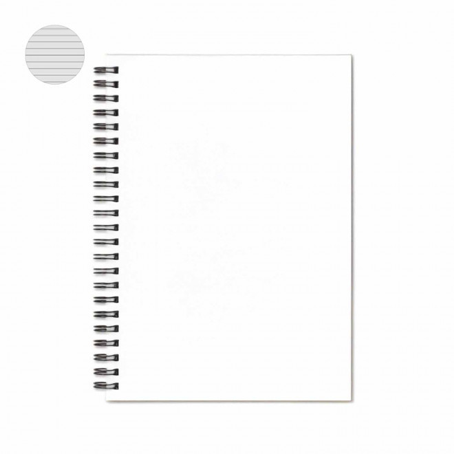 CARNET PERSONNALISÉ A4 À SPIRALES SUR-MESURE 'MYNOTE' - ligné