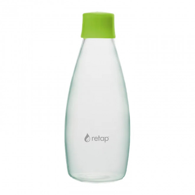 BOUTEILLE VERRE 800 ML PERSONNALISABLE 'GO 08' - vert forêt