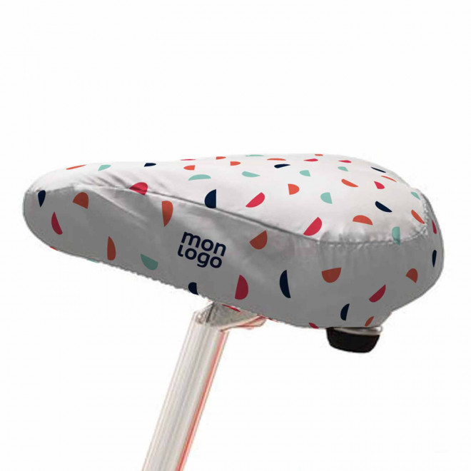 COUVRE-SELLE PUBLICITAIRE POUR VELO 'BYPRO QUADRI' - quadrichromie